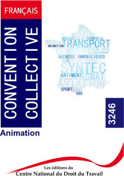 Convention collective 3246 Animation